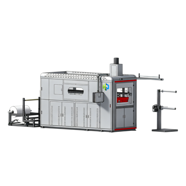 Plastic Thermoforming Machine (Servo stretching with Hydraulic system)