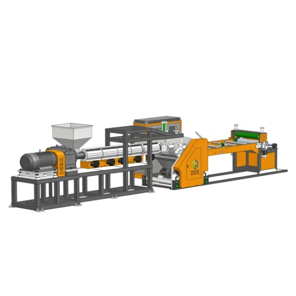 Plastic Single Screw Sheet Extruder 90mm