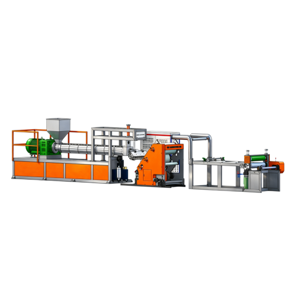 Plastic Single Screw Sheet Extruder 110mm