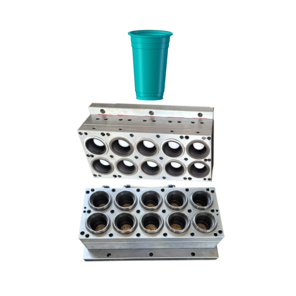 12 Cavity PET Cup Thermoforming Mould