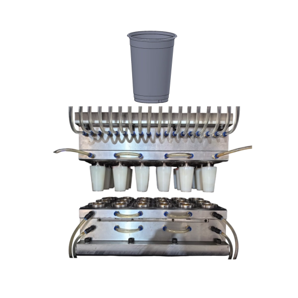 18 Cavity PET Cup Thermoforming Mould