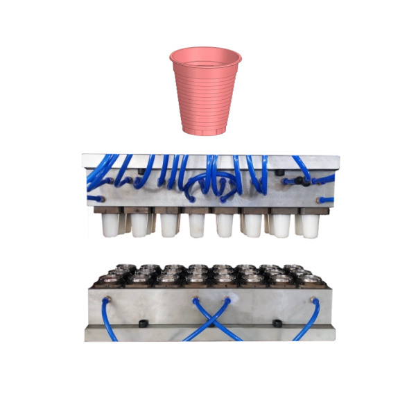 24 Cavity 70mm Cup Thermoforming Mould