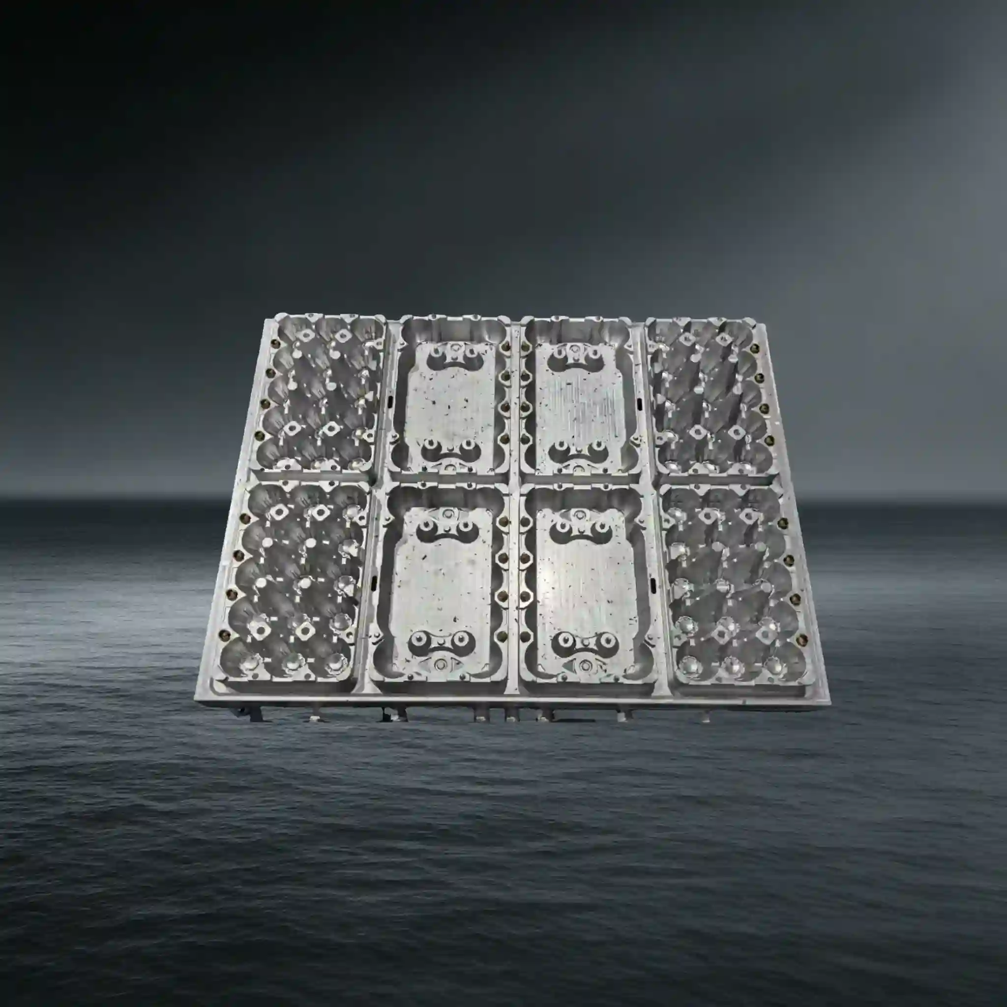 Egg Tray & Carton Thermoforming Mold For Station Machine