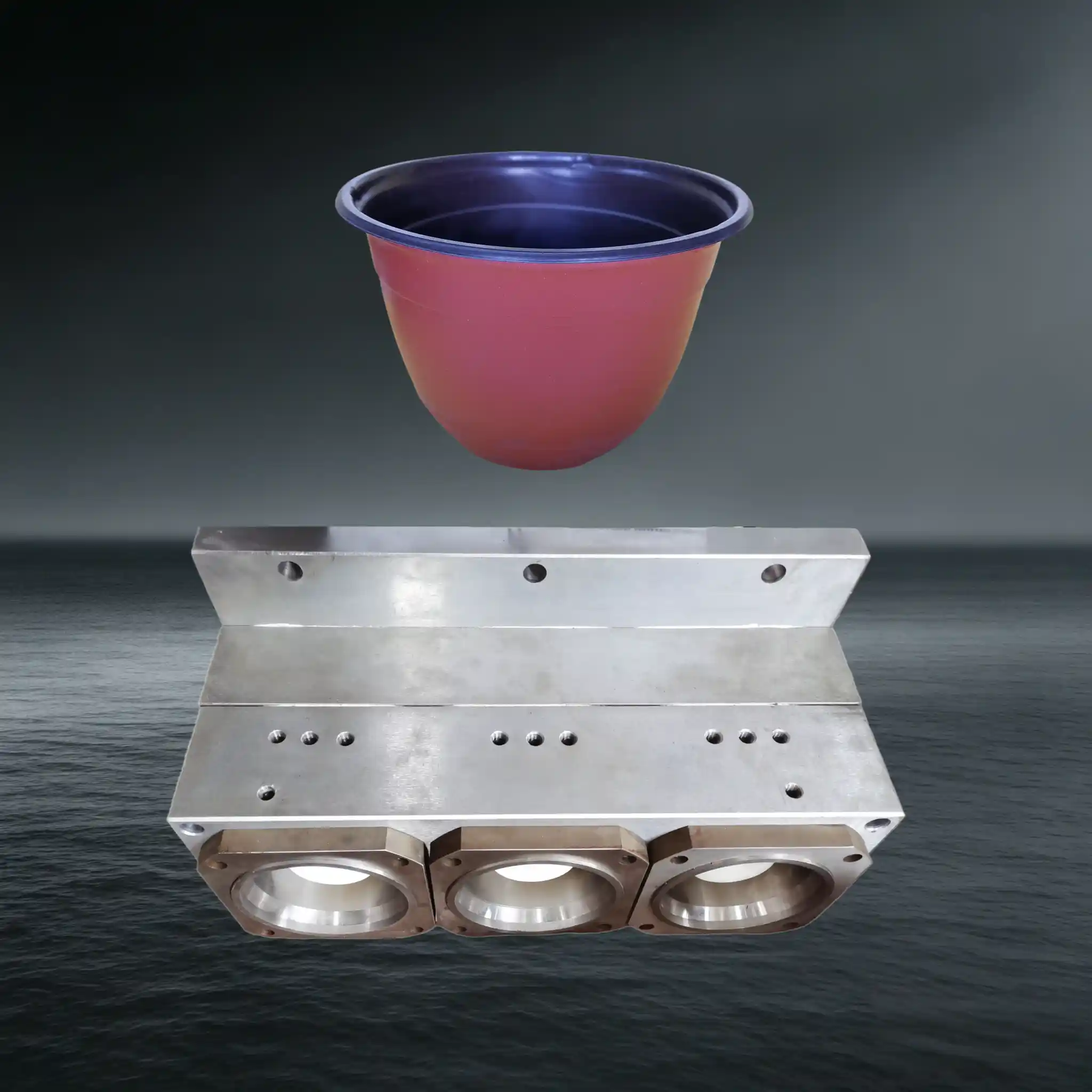 Moule de thermoformage de pot de fleurs